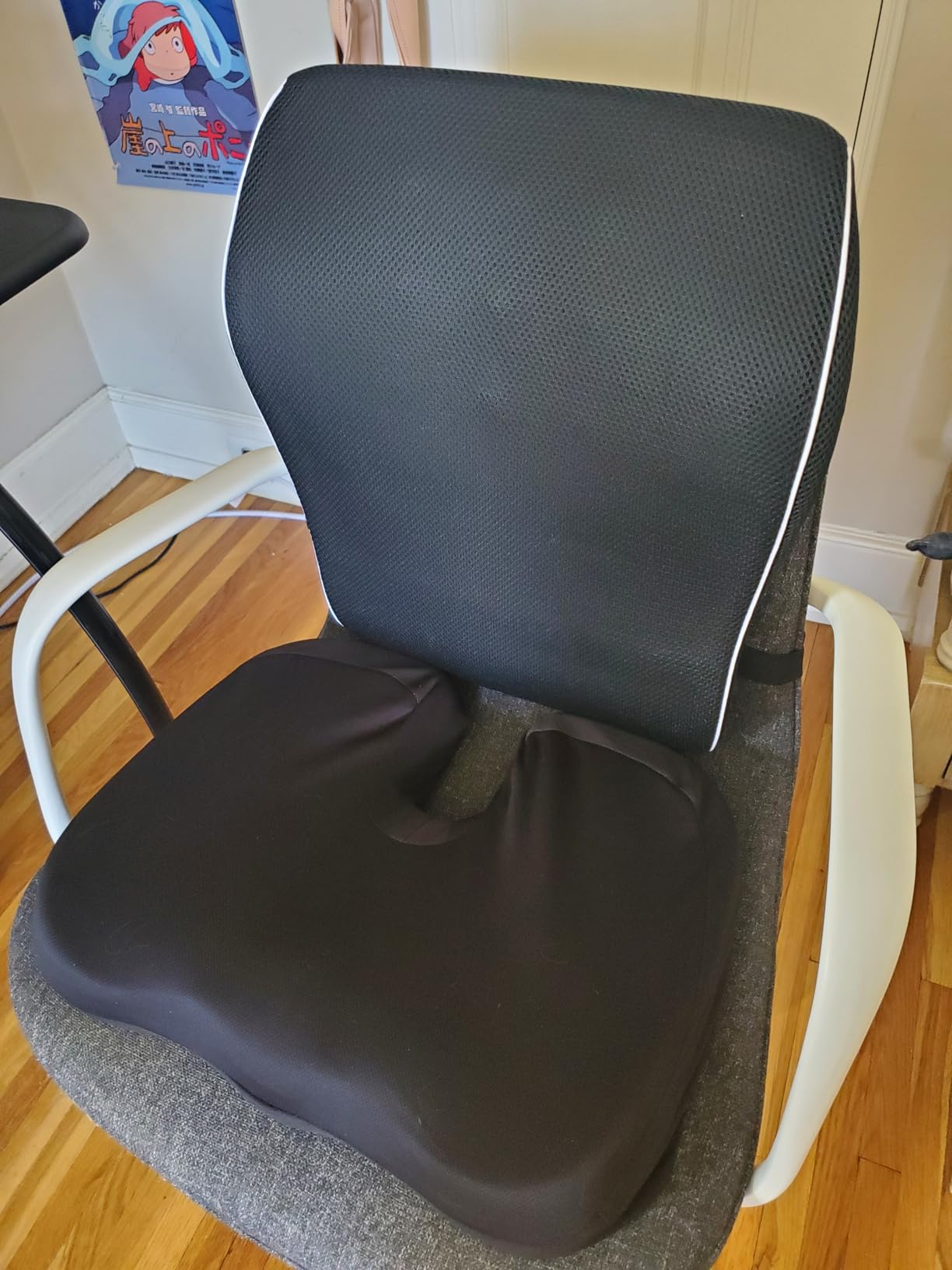 Lumbar Support Pillow for Office Chair,Mothers Day Gifts for Mom, Back Support Pillow for Car, Office Supplies, Chair Cushions, Back Pain Relief Improve Posture, Mesh Cover Double Adjustable Straps customer photo 1
