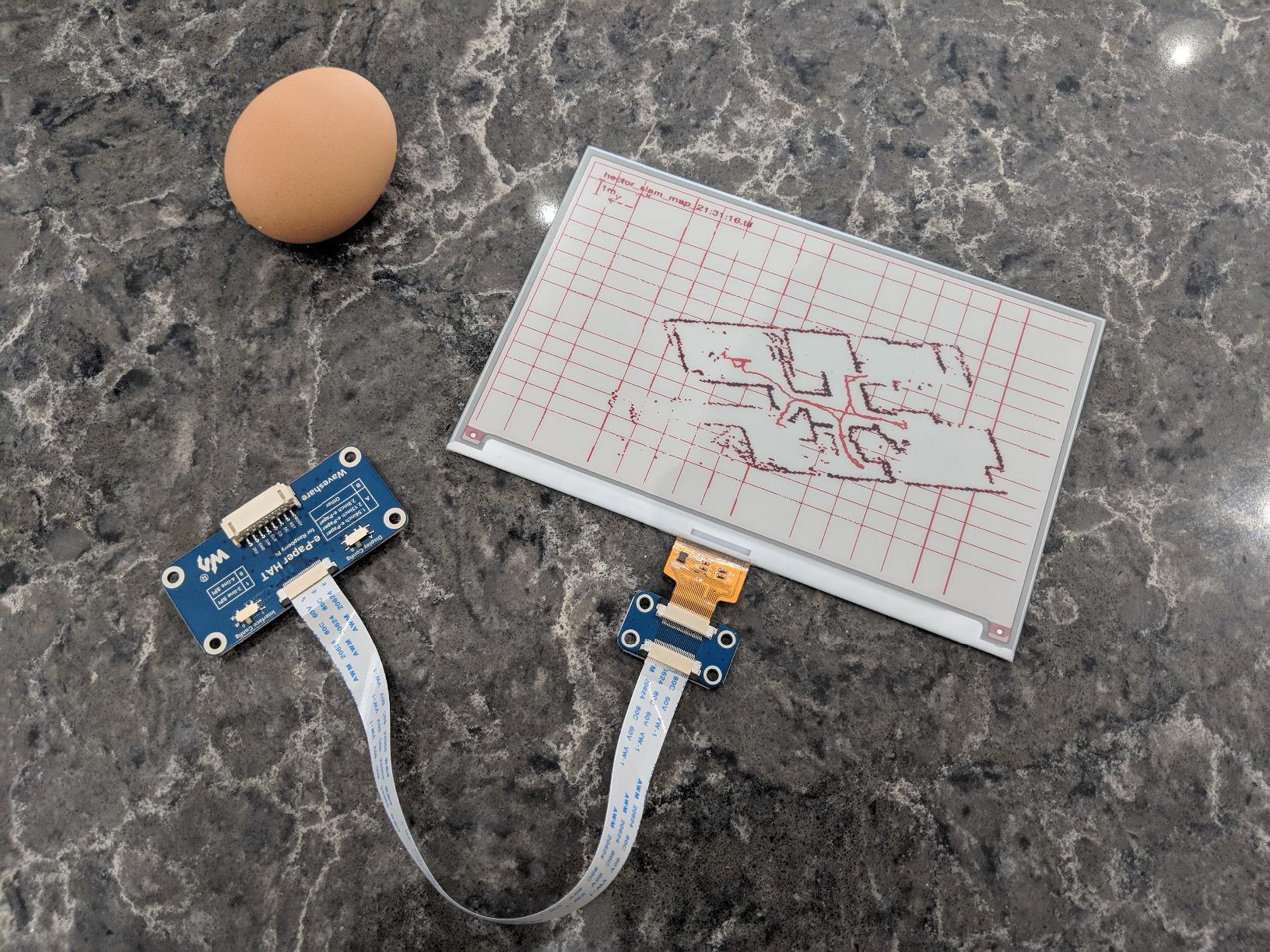 Waveshare 7.5inch E-Paper E-Ink Display HAT Compatible with Raspberry Pi 5/4B/3B/Zero/Zero W/Zero 2W/Pico/Pico W/Pico WH, 800x480 Pixels Red/Black/White Three-Color SPI Interface customer photo 1