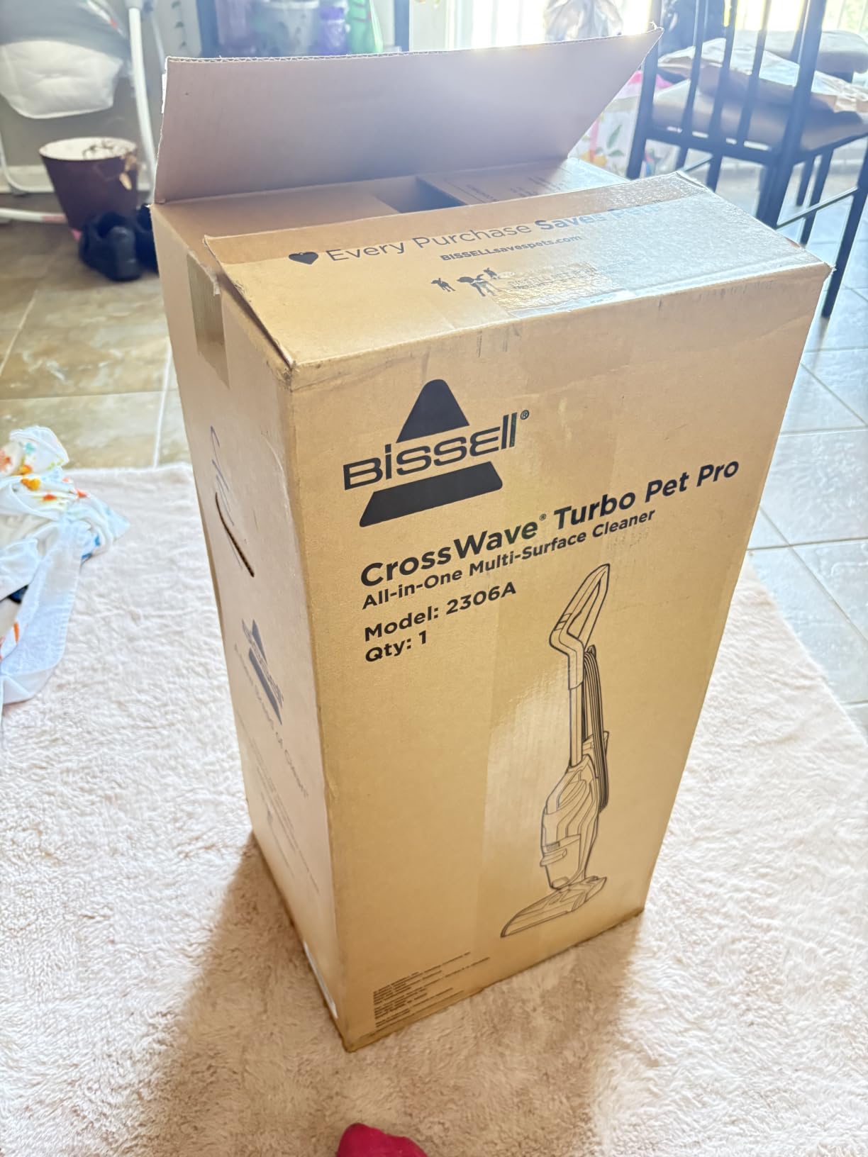 Bissell CrossWave Pet Pro Wet Dry Vacuum Mop, Hard Floors, 2306A customer photo 1