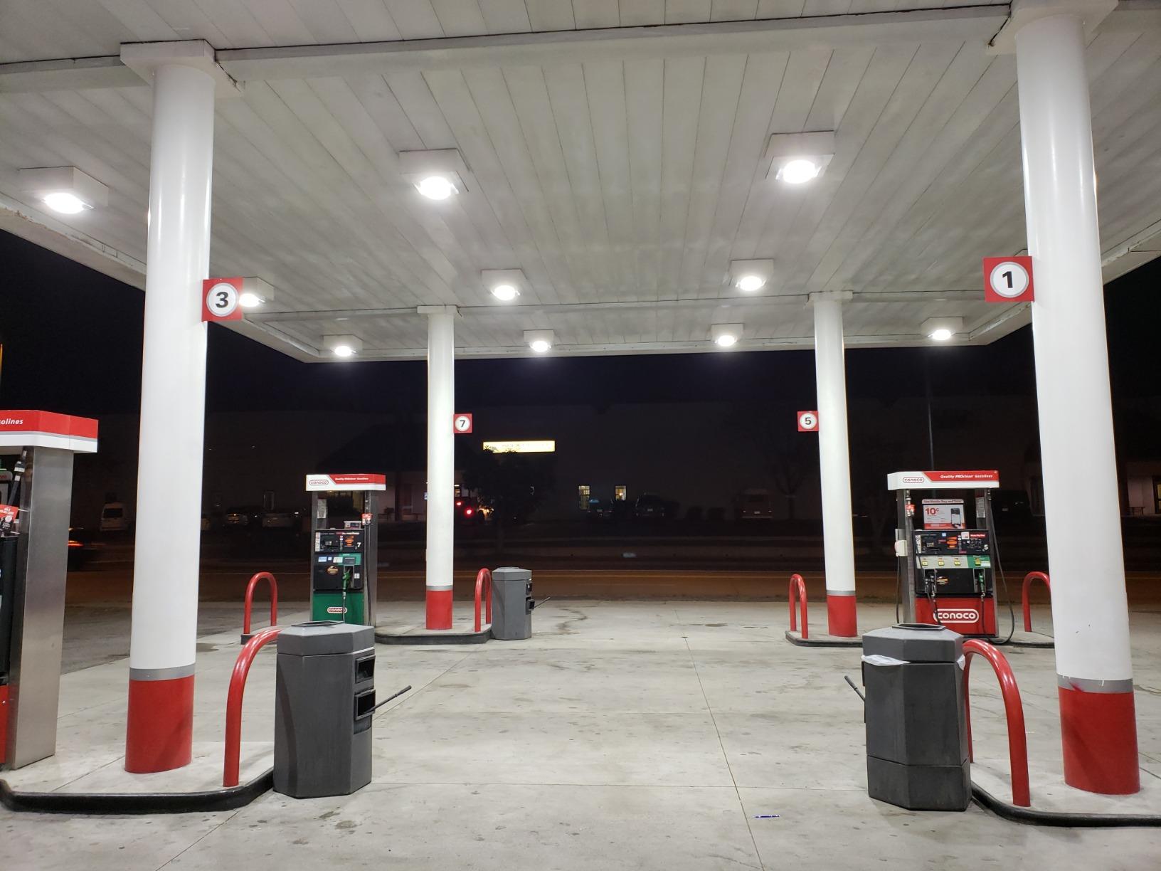 LED Gas Station Canopy Light, 150W 21,000LM 5700K, Surface Mount | 100-277V, IP65 Waterproof, 600W HID/HPS Replacement, Canopy Ceiling Light for Large Parking Garages, Covered Hotel Entrances customer photo 1