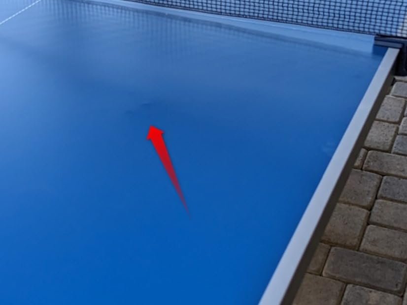 JOOLA NOVA Outdoor Ping Pong Table with Waterproof Table Tennis Net Set - Quick Assembly - All Weather Aluminum Composite Surface - Tournament Quality - Indoor & Outdoor Compatible customer photo 2
