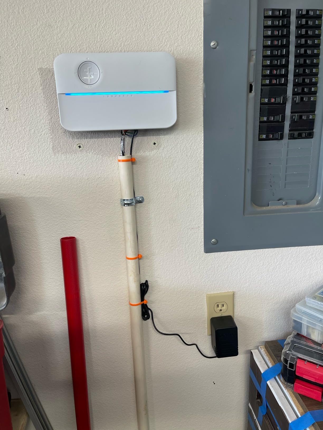 Rachio WiFi Smart Sprinkler Controller (8-Zone Irrigation Remote Control) - App-Based Scheduling, Local Weather Intelligence, Rain Skips, Easy DIY Install customer photo 1
