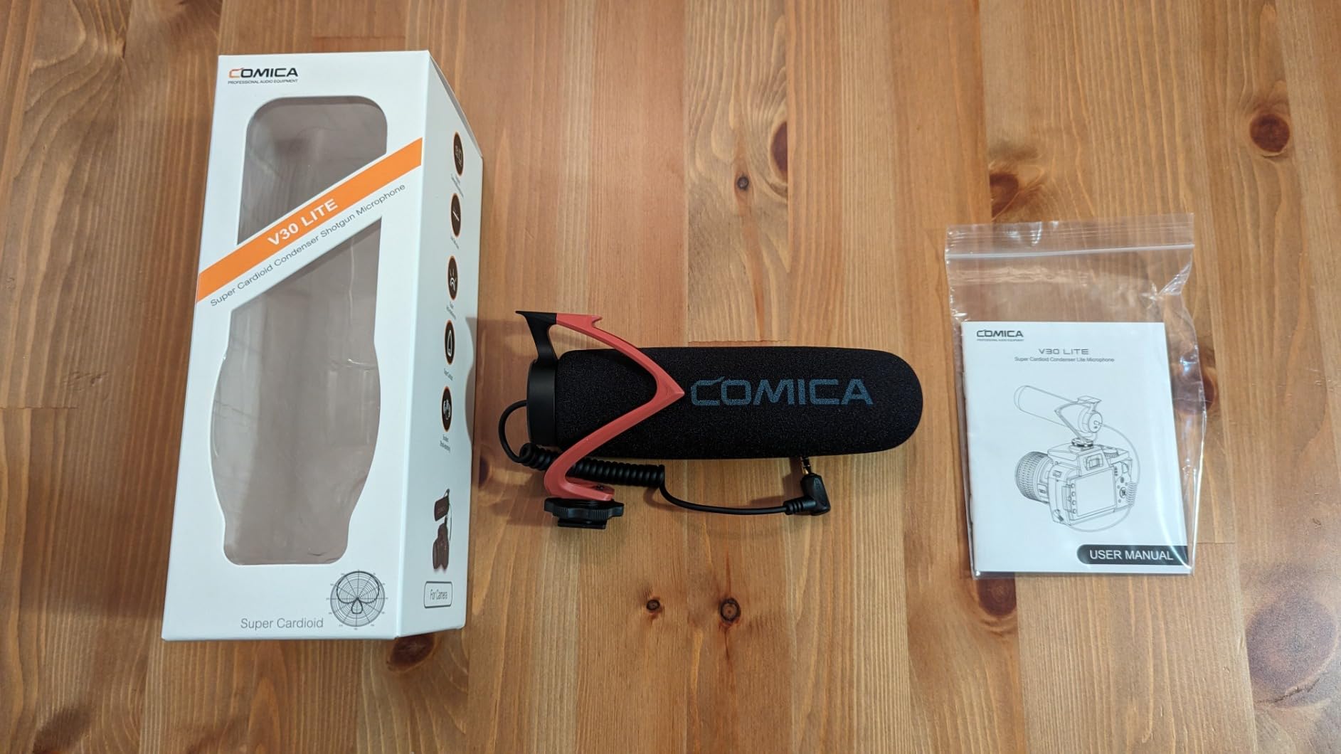 COMICA CVM-V30 LITE Video Microphone, Super-Cardioid Condenser On-Camera Shotgun Microphone for Canon Nikon Sony Panasonic DSLR Cameras, Mic for iPhone Android Smartphone customer photo 2