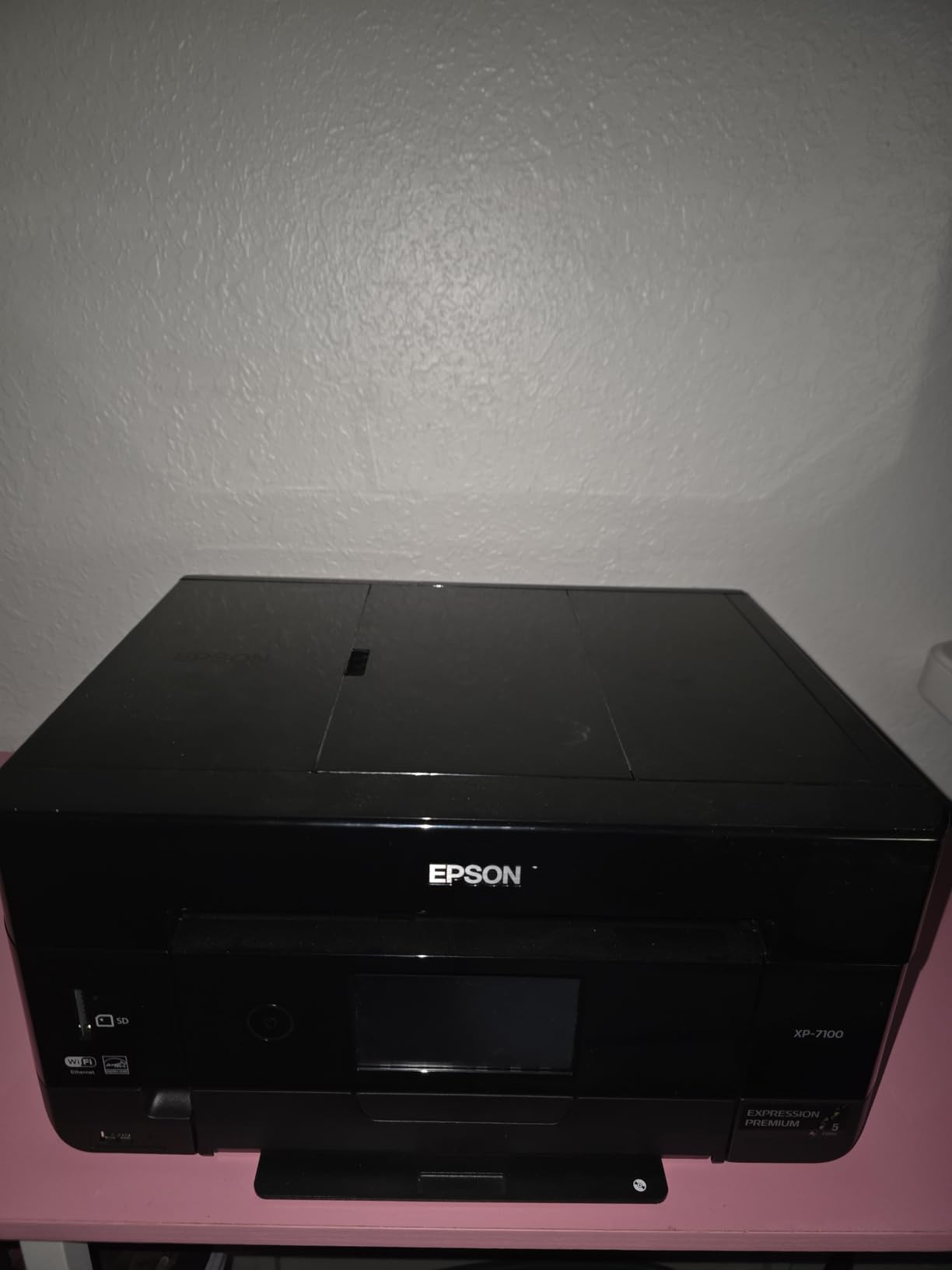 Epson Expression Premium XP-7100 Wireless All-in-One Duplex Color Photo Printer, Scanner and Copier for Computer and Mobile Printing, USB Connect, Compact, Black customer photo 2