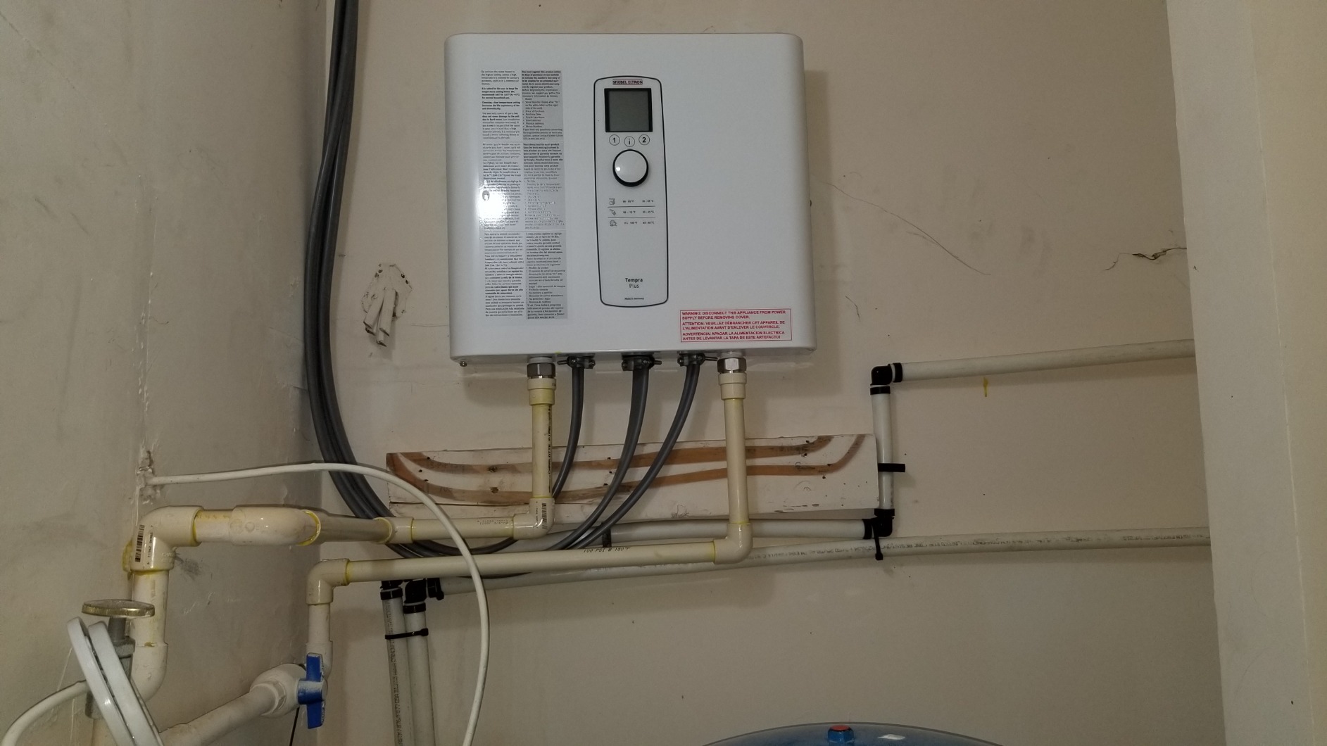 Stiebel Eltron Tempra 36 Plus Electric Tankless Water Heater, 36kW, 240V | Made in Germany; 3x50A breakers/150A draw; Advanced Flow Control; Eco design; Energy+cost savings up to 34% in whole-home use customer photo 1
