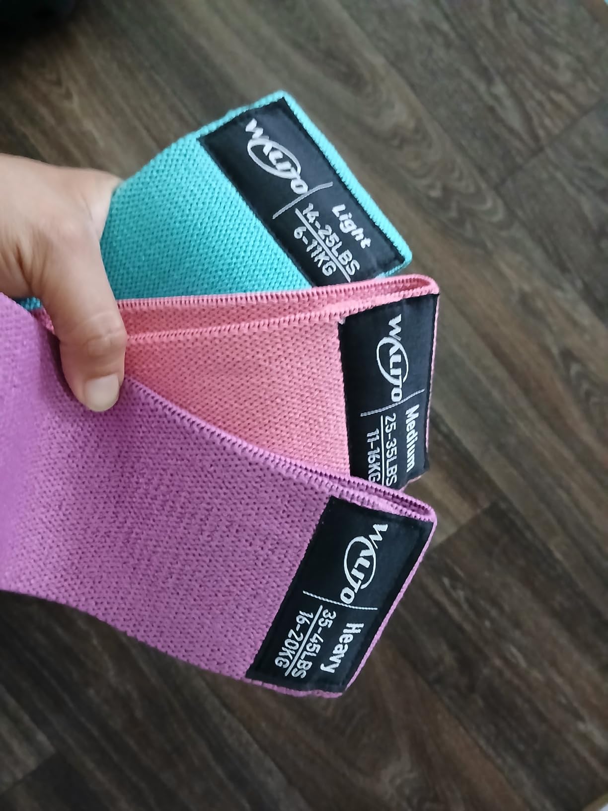 Fabric Resistance Bands for Working Out, Exercise Bands for Glutes and Legs customer photo 2