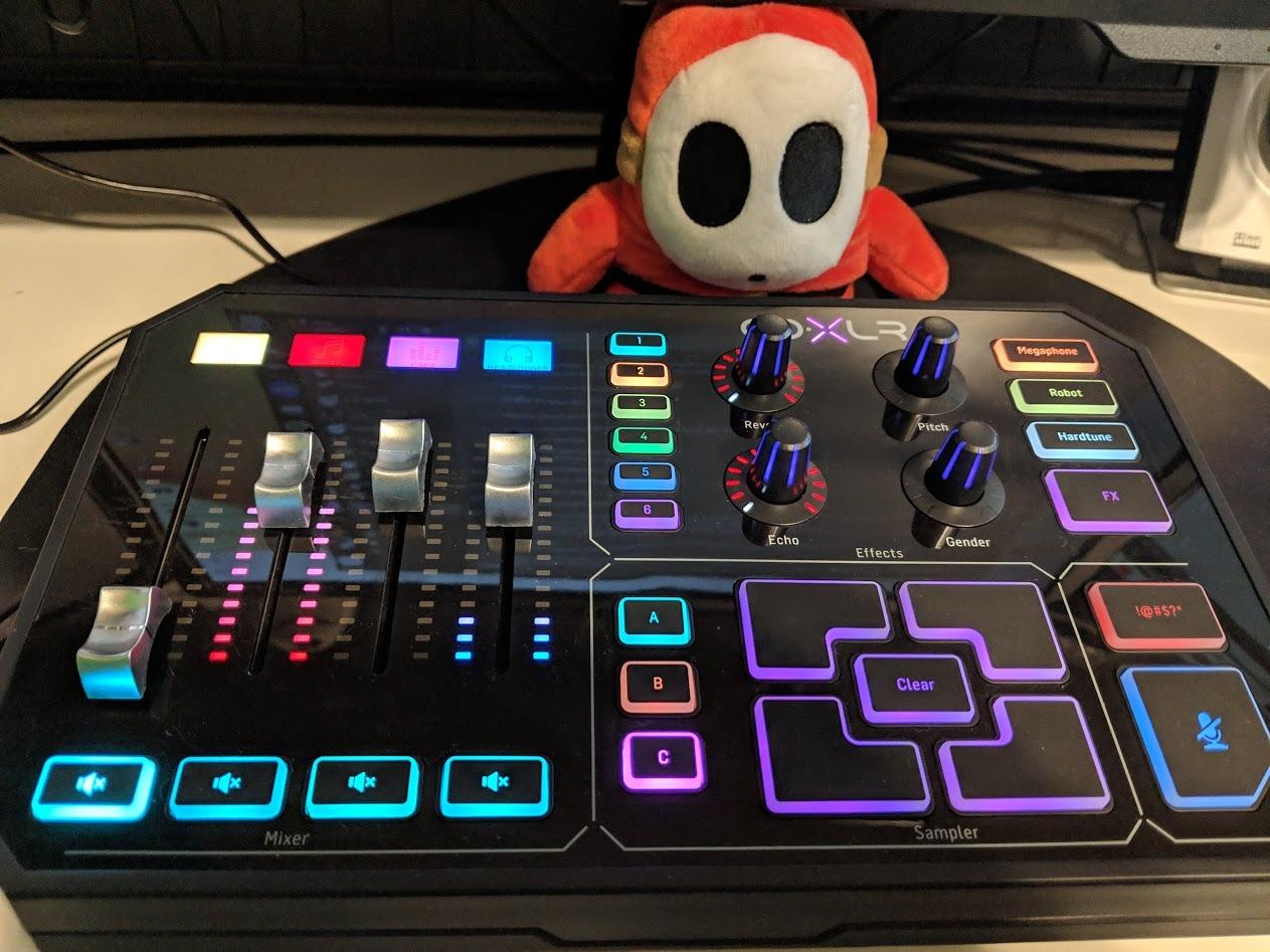 TC-Helicon GoXLR Revolutionary Online Broadcaster Platform with 4-Channel Mixer, Motorized Faders, Sound Board and Vocal Effects customer photo 1