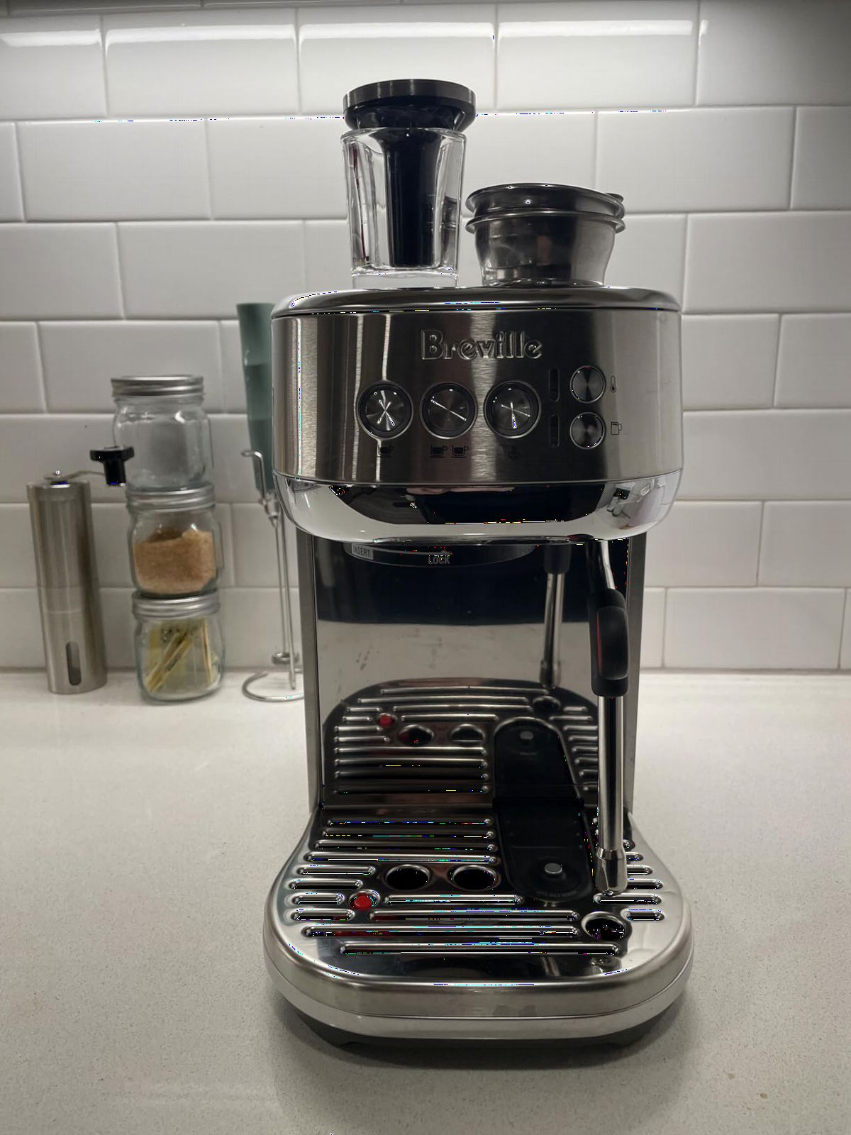 Breville BES500BSS Bambino Plus Espresso Machine, Brushed Stainless Steel customer photo 1
