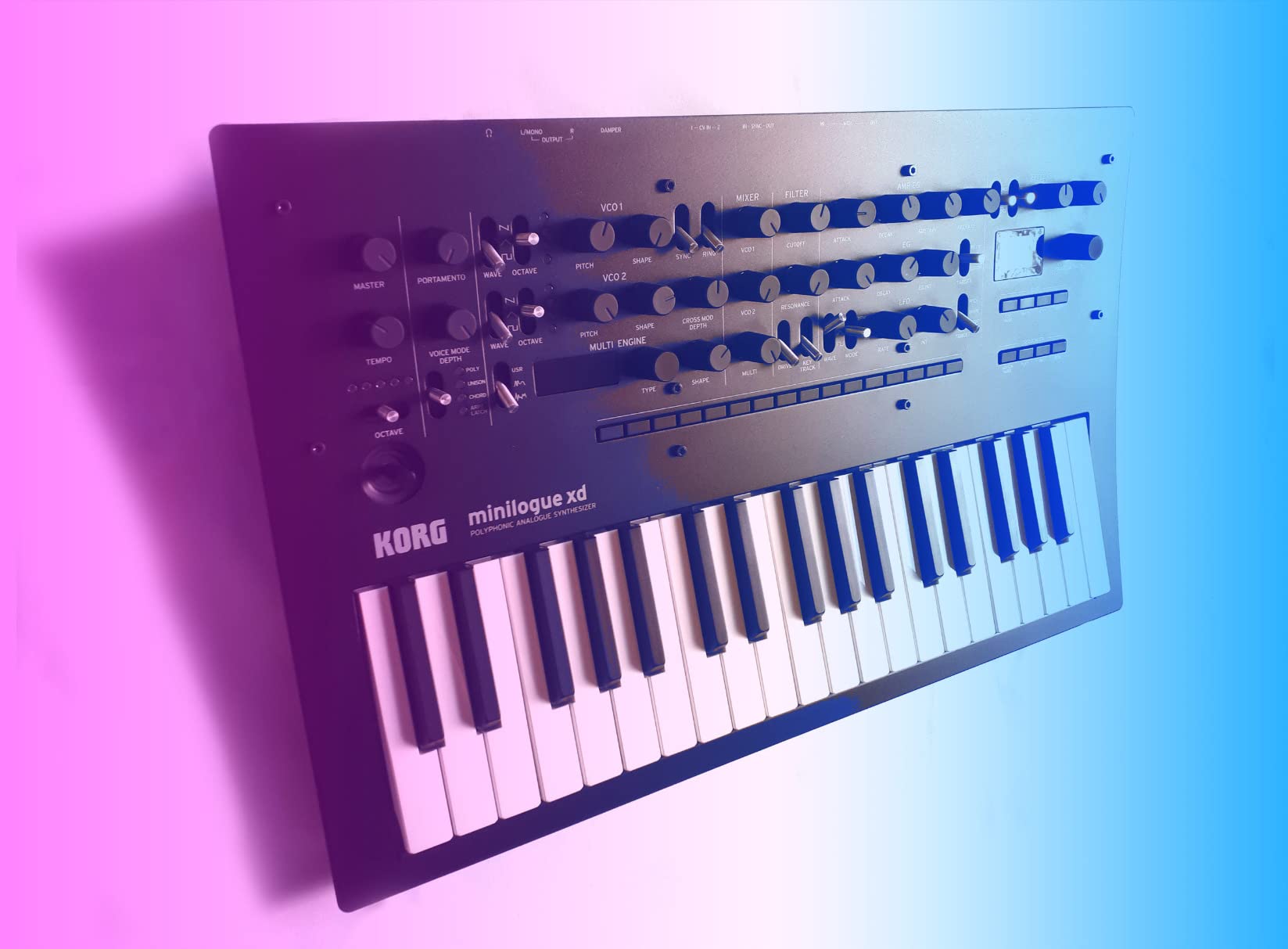 Korg minilogue xd 37-key Polyphonic Analog Synthesizer w/ 16-step Sequencer, 4 Voices and OLED Oscilloscope customer photo 2