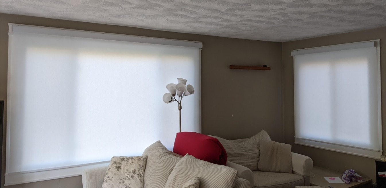 Yoolax Motorized Blinds with Remote, Light Filtering Smart Window Blinds customer photo 1