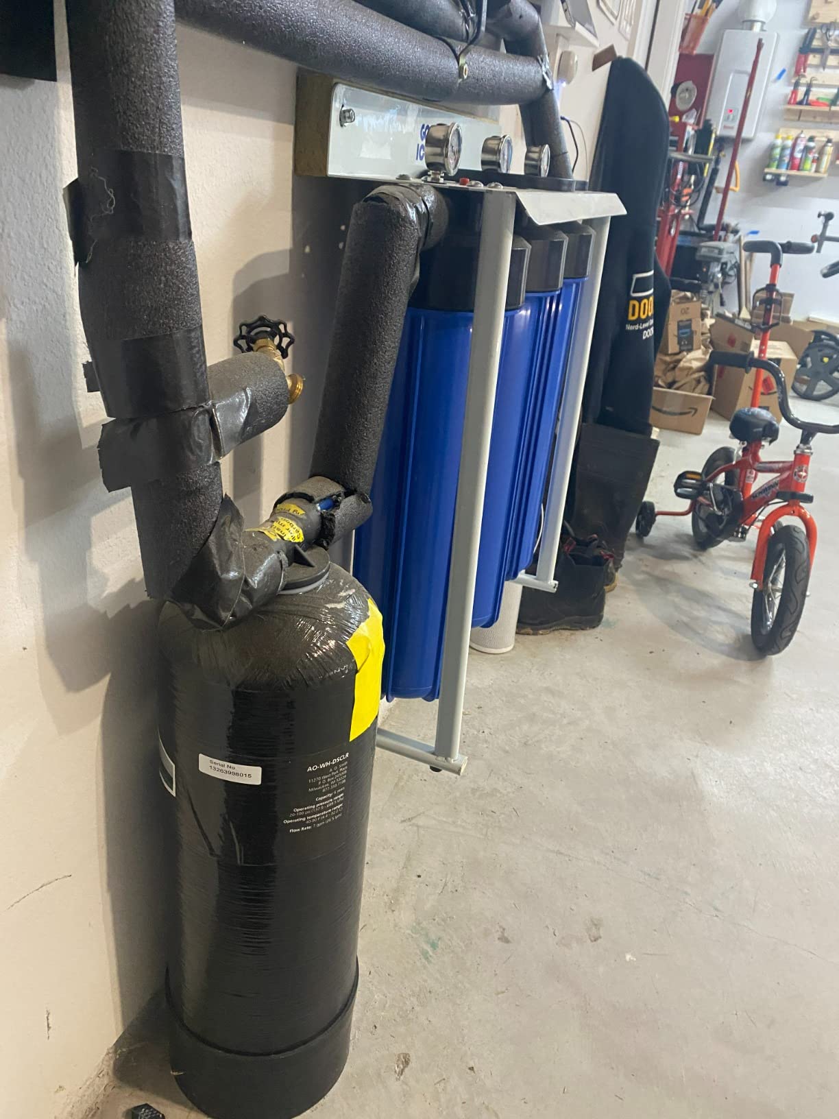 AO Smith Whole House Water Filter System - 600K Gallons or 6 Years - Whole Home Filtration for Well & City Water - NSF Certified customer photo 2