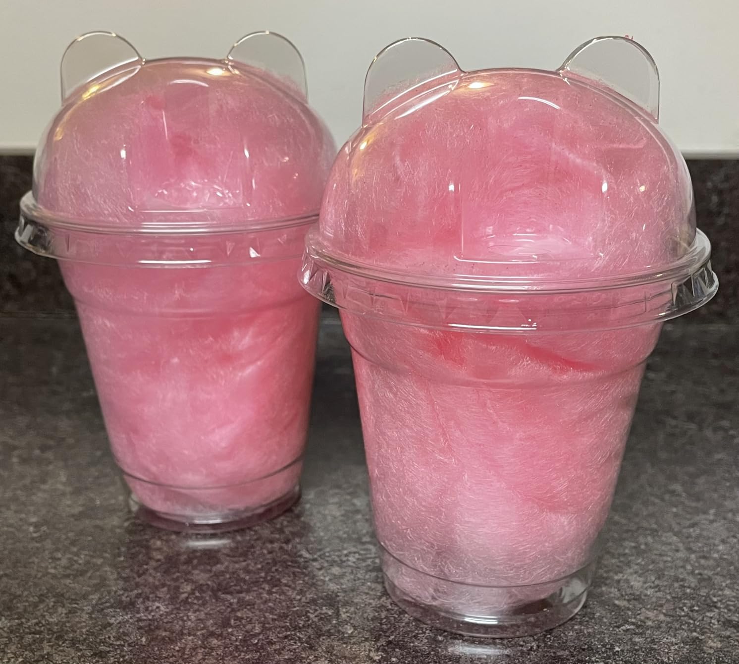 VIVO Pink 1030W Electric Cotton Candy Maker, Commercial Candy Floss Machine with 20 inch Stainless Steel Bowl, Includes Bubble Shield Cover and Sugar Scoop, Easy Home Use, CANDY-KIT-1 customer photo 2