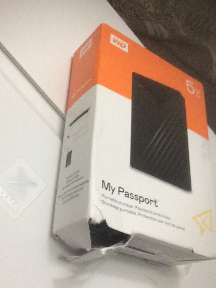 WD 5TB My Passport, Portable External Hard Drive, Black, backup software with defense against ransomware, and password protection, USB 3.1/USB 3.0 compatible - WDBPKJ0050BBK-WESN customer photo 2