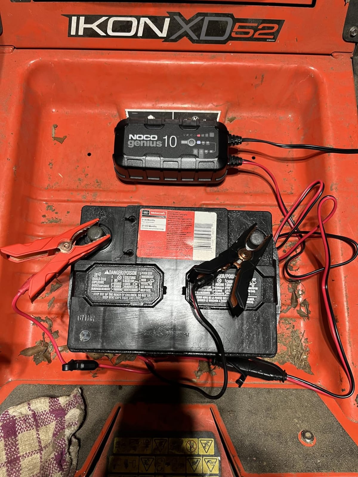 NOCO GENIUS10: 10A 6V/12V Smart Battery Charger - Automatic Maintainer, Trickle Charger & Desulfator with Overcharge Protection & Temperature Compensation - for Lead-Acid & Lithium Batteries customer photo 1