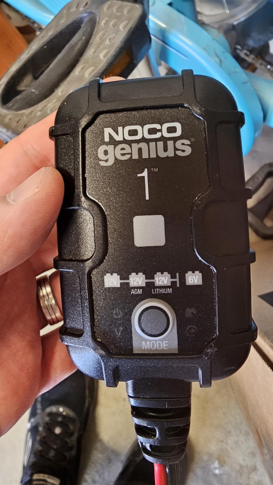 NOCO GENIUS1: 1A 6V/12V Smart Battery Charger - Automatic Maintainer, Trickle Charger & Desulfator with Overcharge Protection & Temperature Compensation - for Lead-Acid & Lithium Batteries customer photo 1