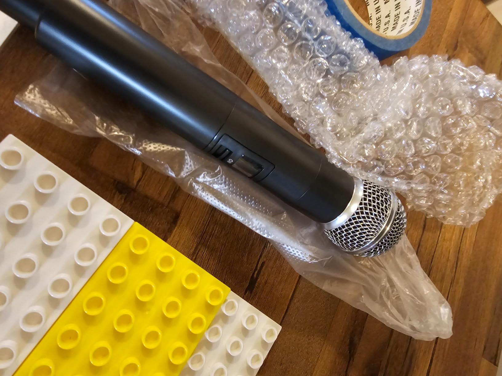 4-Channel Wireless Microphone System, Quad UHF Metal Cordless Mic, 4 Handheld Mics, Long Distance 150-200Ft, Fixed Frequency, 16 Hours Use for Karaoke Singing, Church customer photo 2
