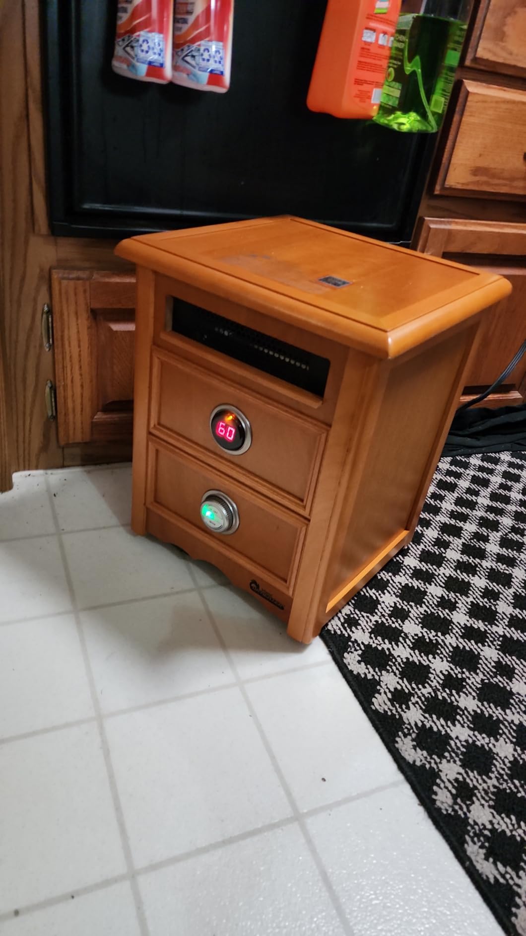 DR. INFRARED HEATER DR-978 New Upgraded Dual Heating Hybrid Portable Infrared Space Heater, 1500W with Remote customer photo 1