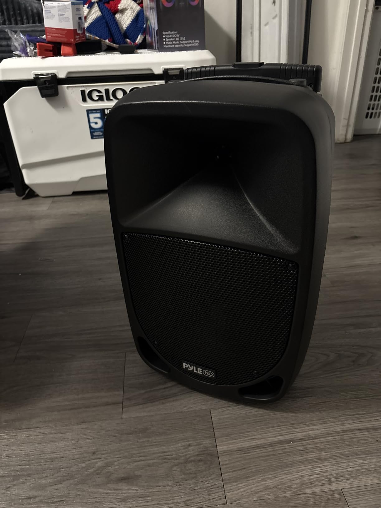 Pyle PSBT105A - 1000W Portable Bluetooth PA Speaker, 10