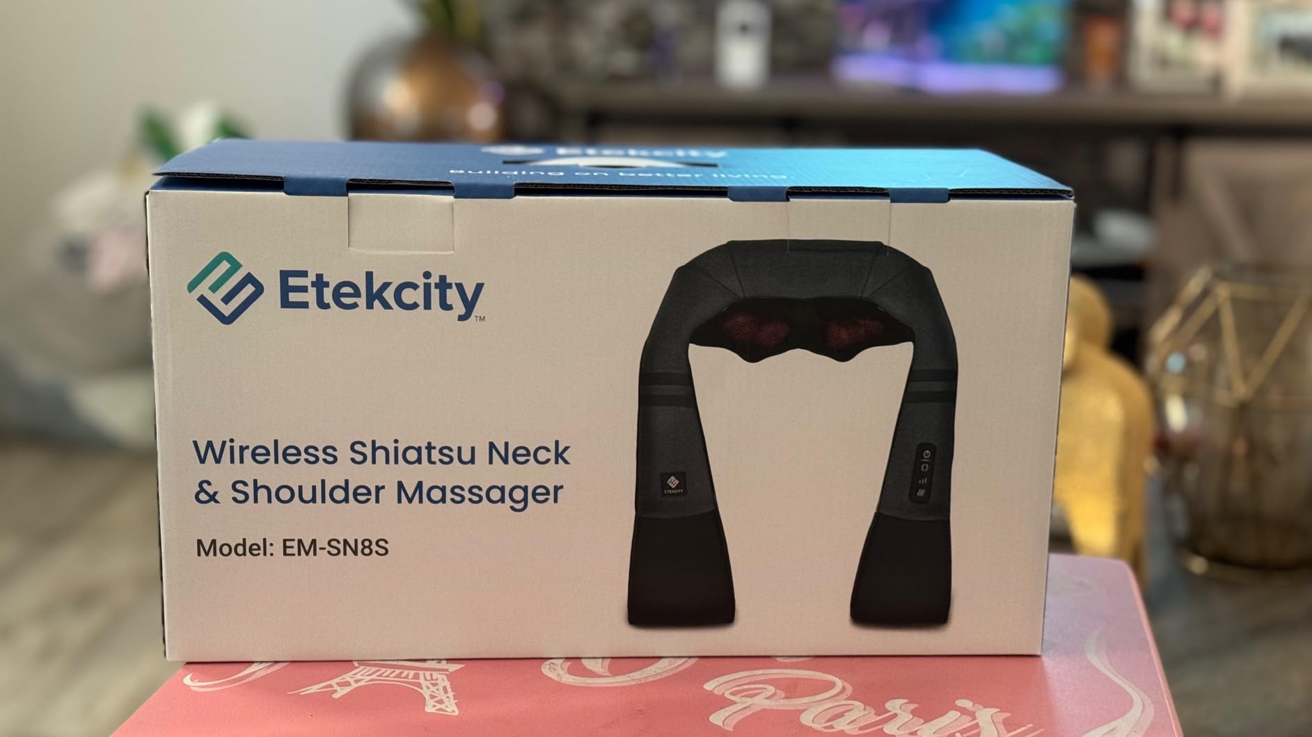 Etekcity FSA Eligible Cordless Neck Massager for Pain Relief Deep Tissue customer photo 2