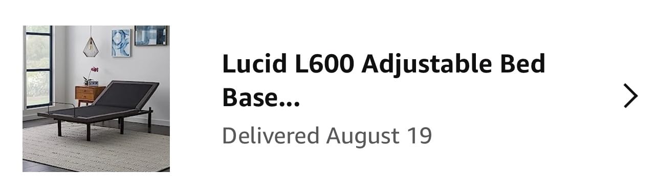 Lucid L150 Adjustable Bed Frame - Head & Foot - Wireless Remote, Queen customer photo 2