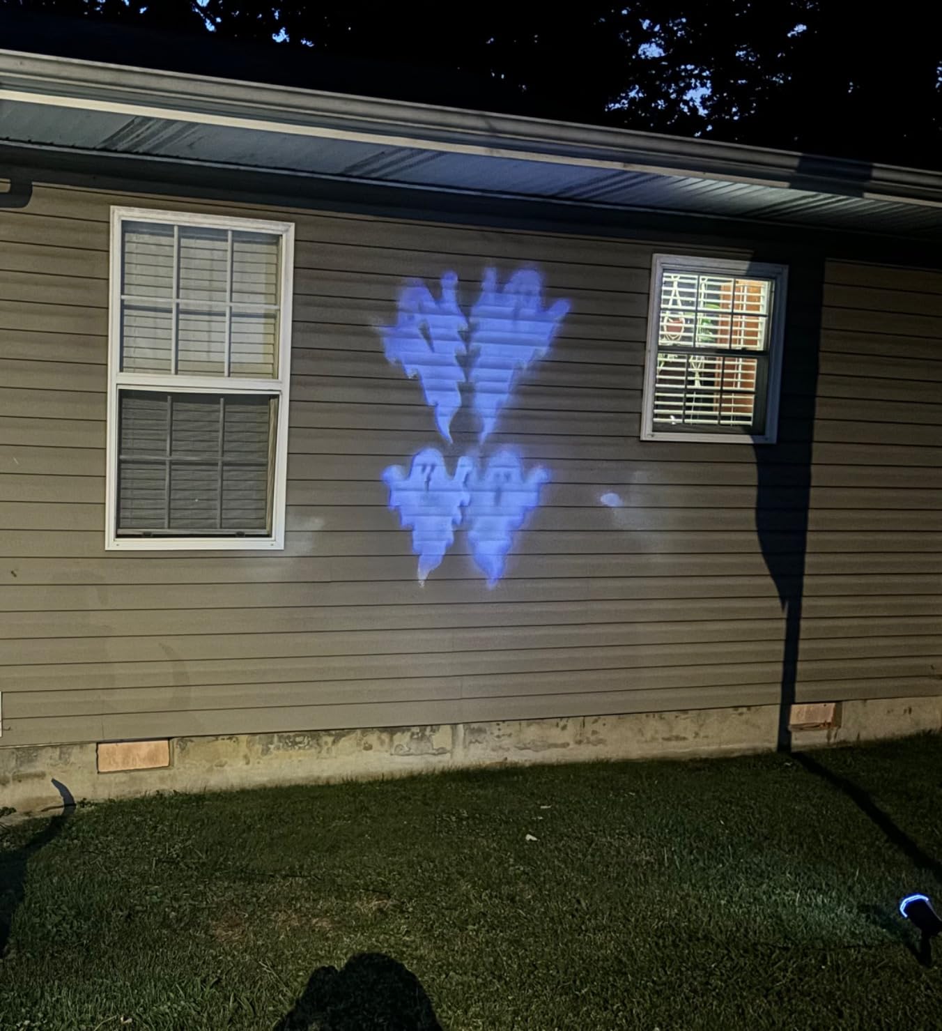 Halloween Projector Lights, Rotating Ghost Projector Halloween, Waterproof Outdoor Halloween Projector, Landscape, Yard, Patio, Garden, Party Decor customer photo 2