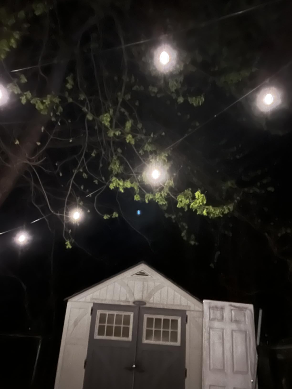 Svater Outdoor String Lights LED, 105FT Commercial Grade Patio Lights with 1W Dimmable S14 Shatterproof Bulbs, Warm White and Weatherproof Strand - UL Listed Heavy-Duty Cafe Lights, Market Lights customer photo 2