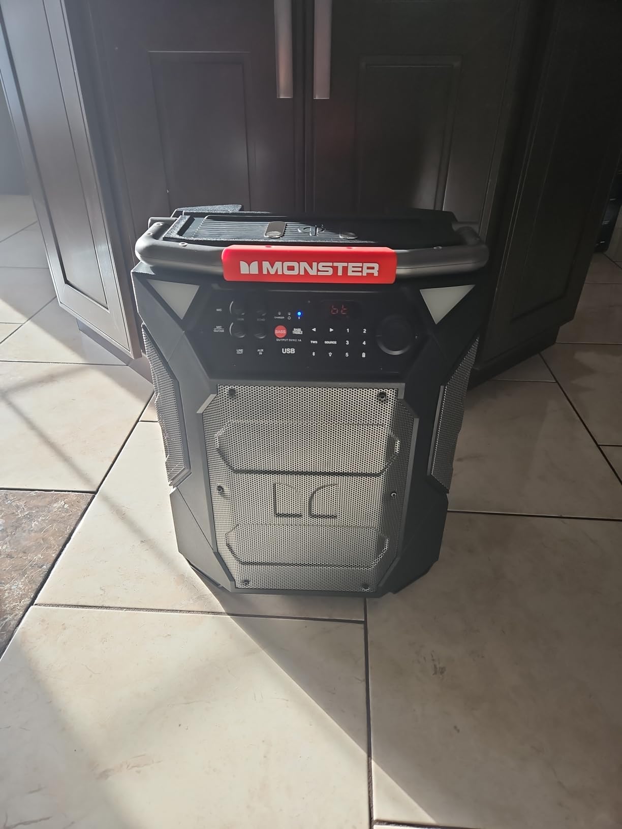Monster Rockin’ Roller 270 Indoor/Outdoor Portable Bluetooth Speaker | up to 200W of 270 Degree Sound & up to 100 Hours of Playtime customer photo 2