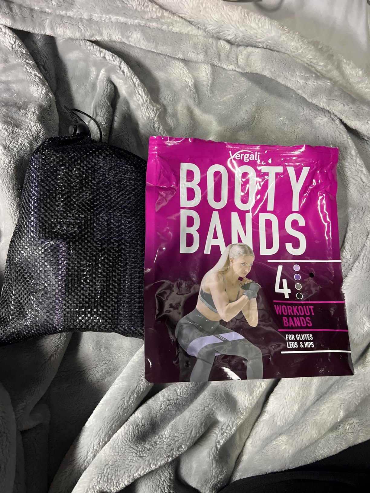 Resistance Bands for Working Out with Workout Bands Guide. 4 Booty Bands for Women Men Fabric Elastic Bands for Exercise Bands Resistance Bands for Legs Bands for Working Out Hip Thigh Glute Bands Set customer photo 1
