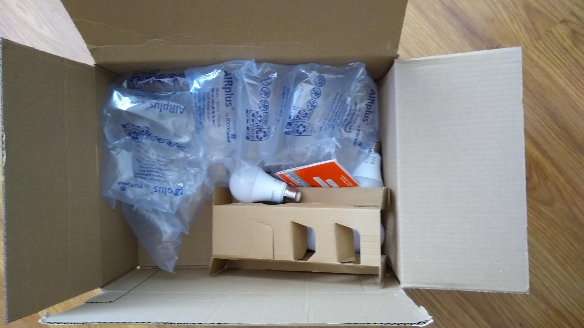 SYLVANIA Wifi LED Smart Light Bulb, A19, 60W, Soft White, Compatible with Alexa and Google Home Only - 4 Pack (75672) customer photo 1