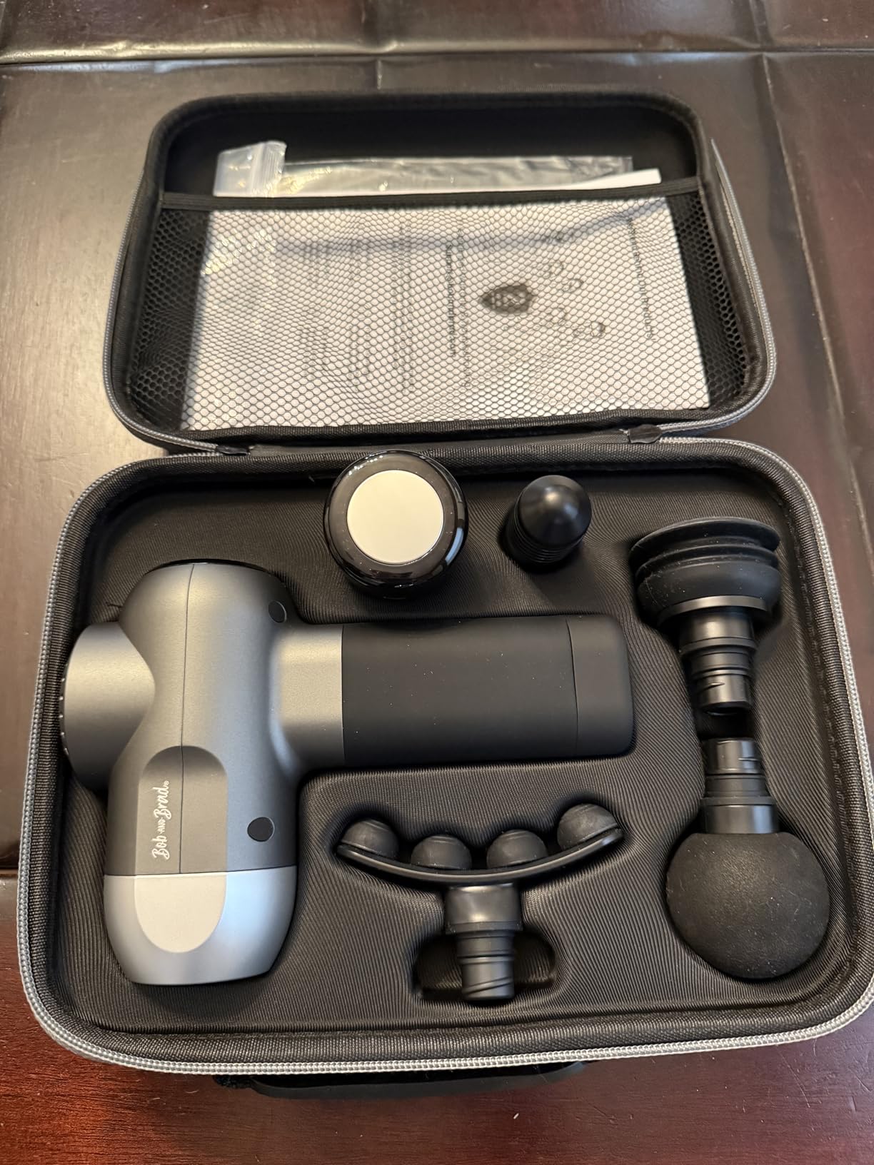 BOB AND BRAD C2 Massage Gun, FSA Eligible & HSA Approved Deep Tissue Percussion Massager Gun, Muscle Massager with 5 Speeds and 5 Heads, Electric Back Massagers for Professional Athletes Home Gym customer photo 1