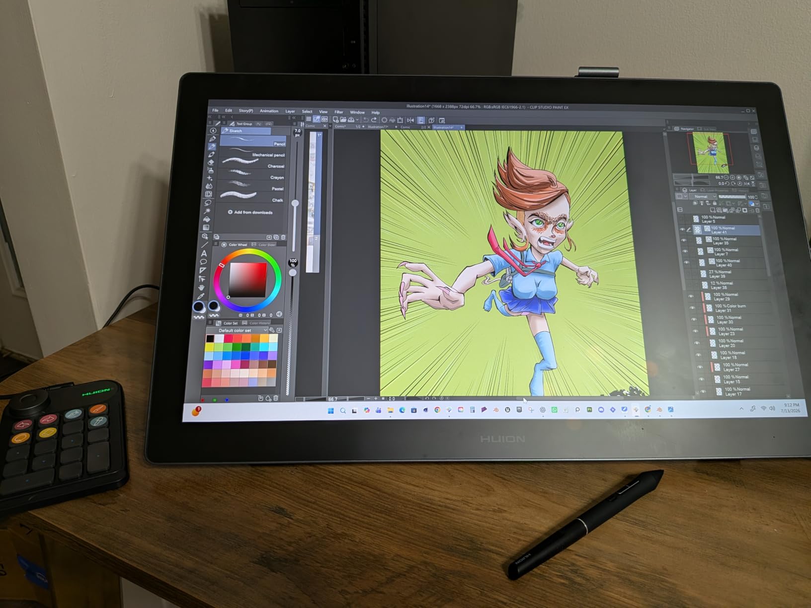 Huion KAMVAS Pro 16 Plus 4K UHD Drawing Tablet with Screen 145% sRGB 15.6