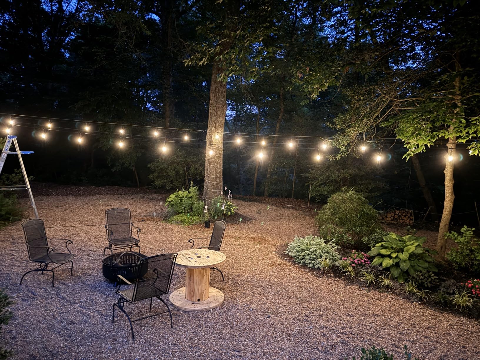 SUFEIMAS Outdoor String Lights Waterproof 100FT Commercial for Patio Market | Connectable Heavy Duty Outside Lighting IP65, 32 Dimmable Plastic Edison Bulbs For Backyard Bistro Garden Porch Fence Balcony customer photo 1