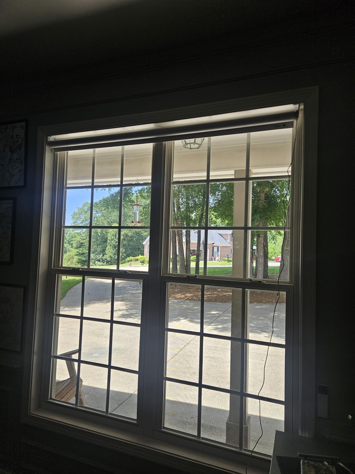 Motorized Blackout Roller Shades Remote Control Rechargeable | Custom width options Optional Matter-compatible motor Smart home control via hub UV protection Ideal for home & office customer photo 1