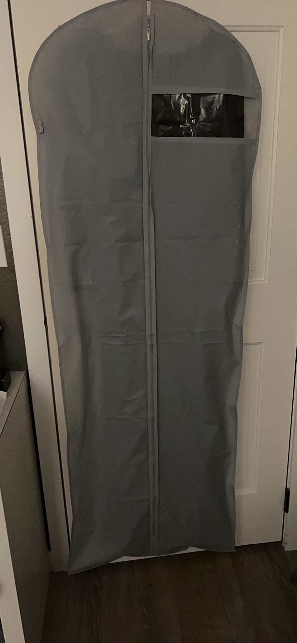 Dress Bags for Gowns Long, 65'' Long Dress Clear Garment Bag (Set of 2) | Transparent Window, Easy to Identify customer photo 1