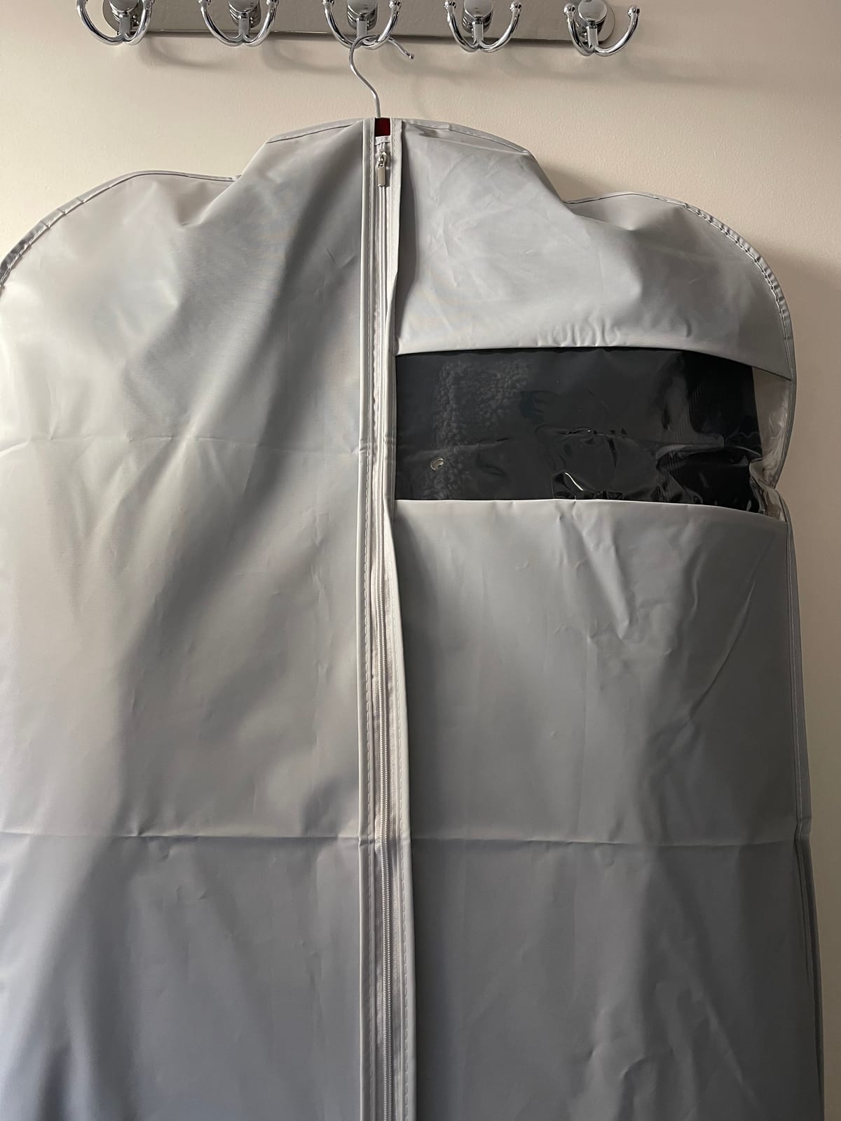 Dress Bags for Gowns Long, 65'' Long Dress Clear Garment Bag (Set of 2) | Transparent Window, Easy to Identify customer photo 2
