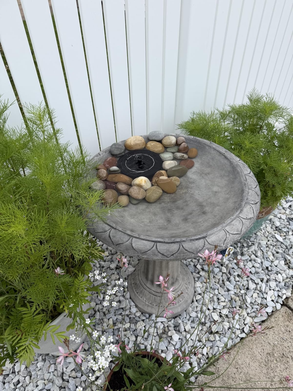 Mademax Upgraded Solar Fountain with 4 Easy Install Nozzle and Fixer, Solar Powered Fountain Pump for Bird Bath, Garden, Pond, Pool, Fish Tank, Outdoor customer photo 1