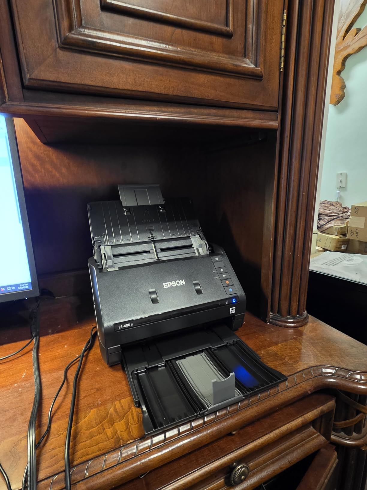 Epson Workforce ES-400 II Color Duplex Desktop Document Scanner for Computers Including PC and Mac with Auto Document Feeder and Image Adjustment Tools customer photo 2