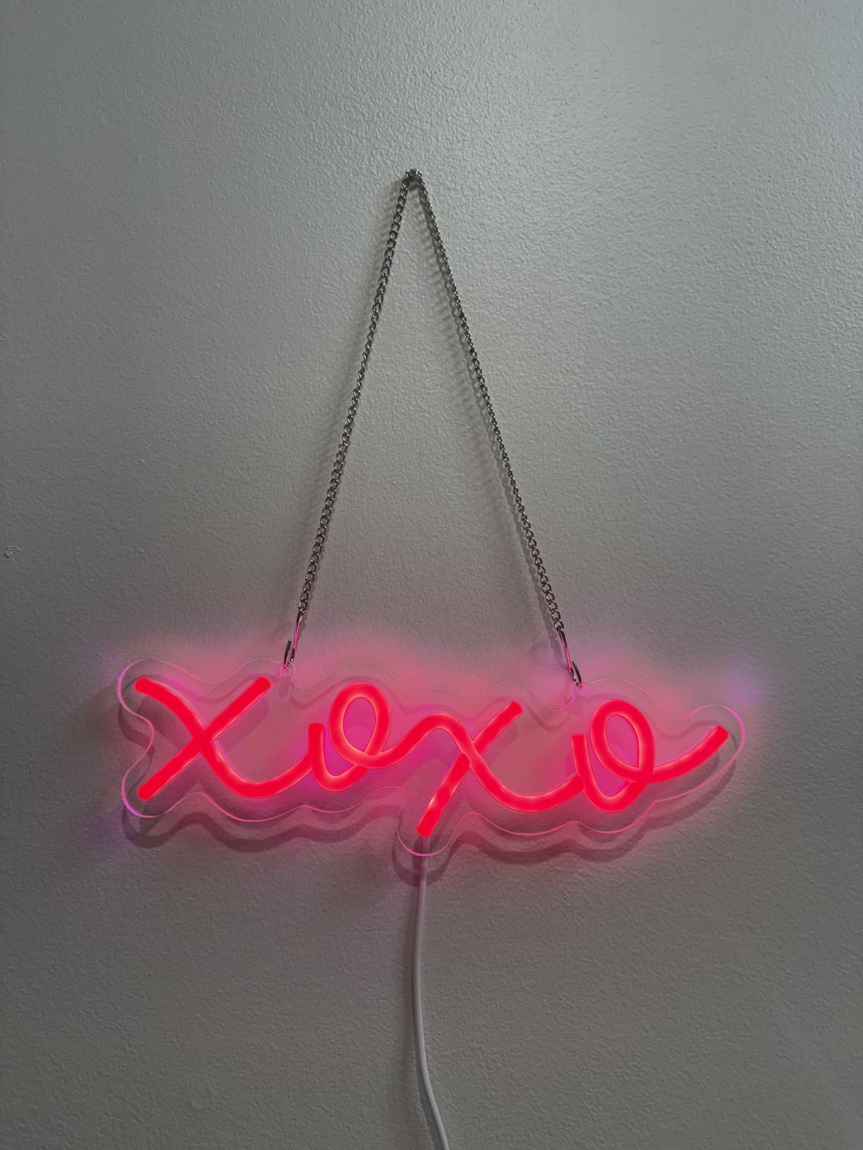 Ulalaza Neon Light Sign LED XOXO Night Lights USB Operated Decorative Marquee Sign Bar Pub Store Club Garage Home Party Decor customer photo 2