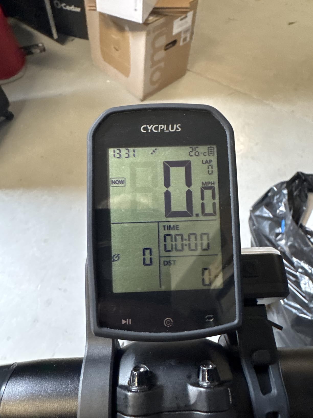CYCPLUS GPS Wireless Bike Computer M1, 2.9