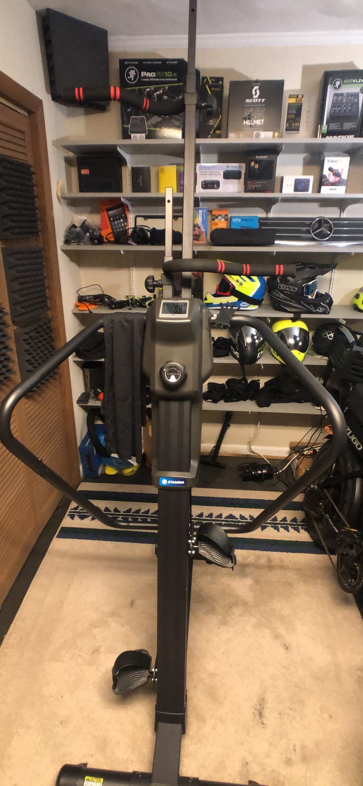 Stamina Cardio Climber - Fitness Cardio with Smart Workout App - Cardio Climber Stepping Machine for Home Workout - Up to 300 lbs Weight Capacity | Cardio Climber Home Workout Fitness Exercise Machine; LCD Monitor; And Wheels for Easy Storage customer photo 2