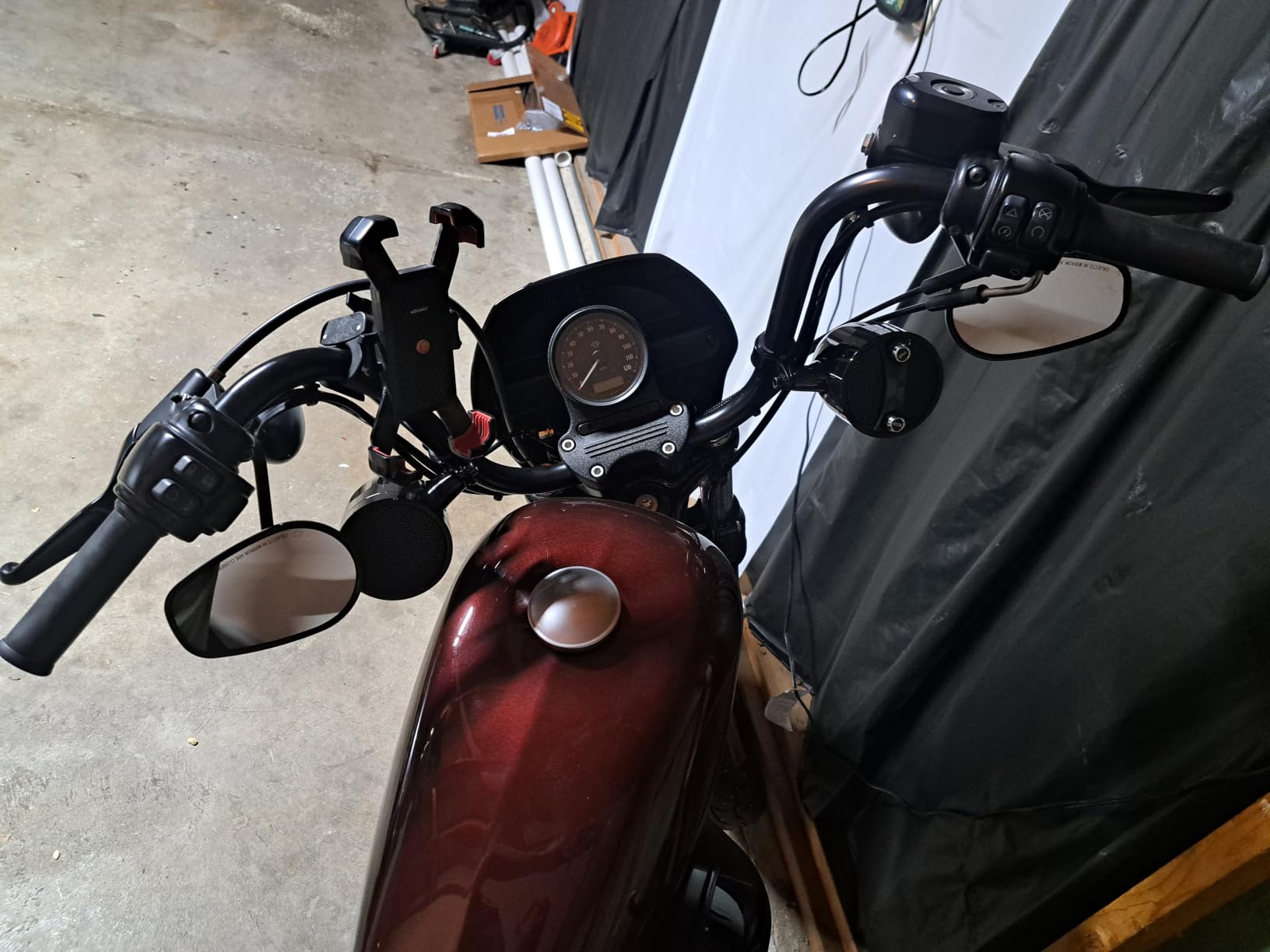 Motorcycle Bluetooth Speakers Waterproof Motorcycle Radio ATV UTV Sound System Sound Bar customer photo 2