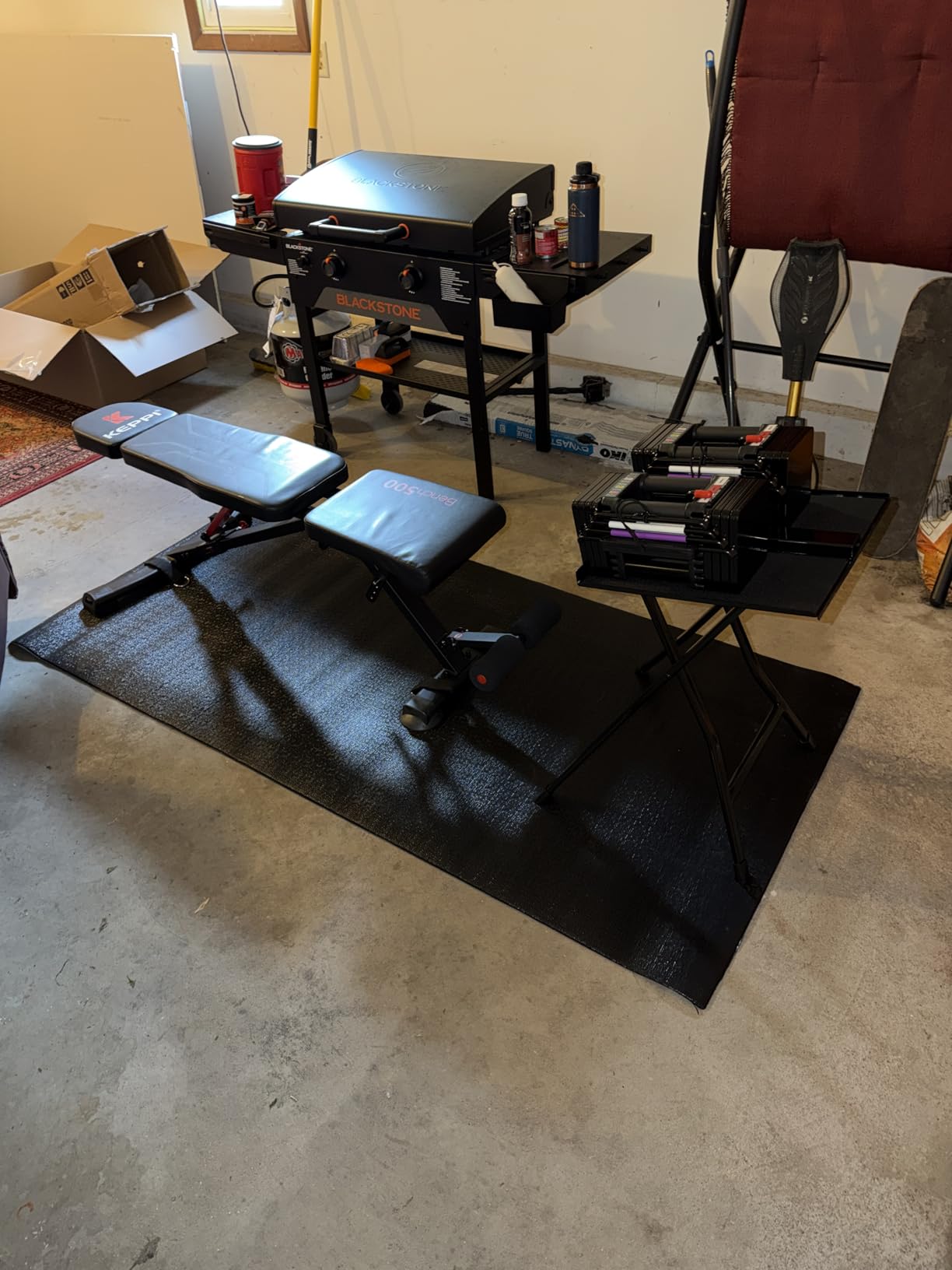 Keppi 900LB Weight Bench, Adjustable Foldable Workout Bench Press for Full Body Strength Training, Incline Decline Bench with Fast Folding - New Version customer photo 1