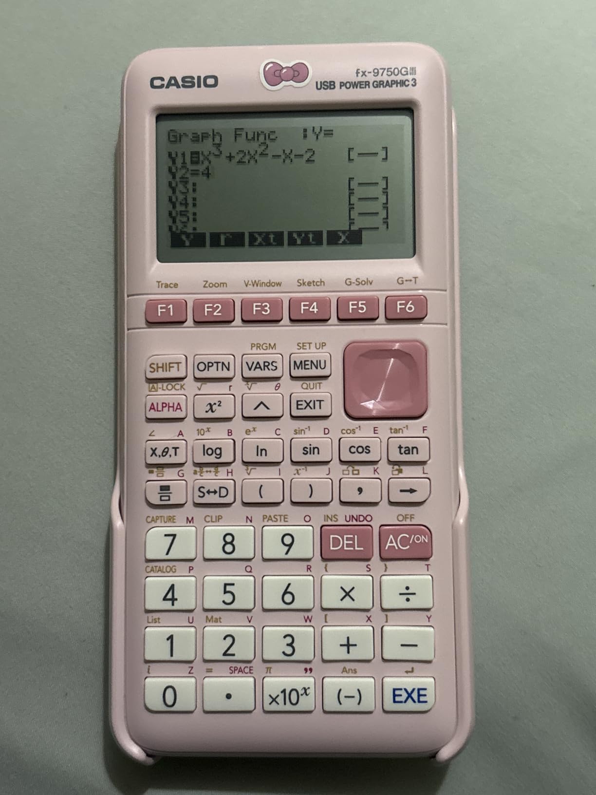 Casio fx-9750GIII Graphing Calculator, Python Programming, Pink customer photo 1