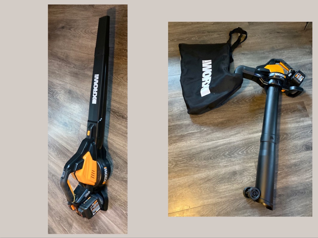 WORX WG583 Cordless 3-in-1 Leaf Blower, Vacuum & Mulcher, Brushless Motor, 210MPH, 2x4.0Ah Batteries & Charger Included customer photo 1