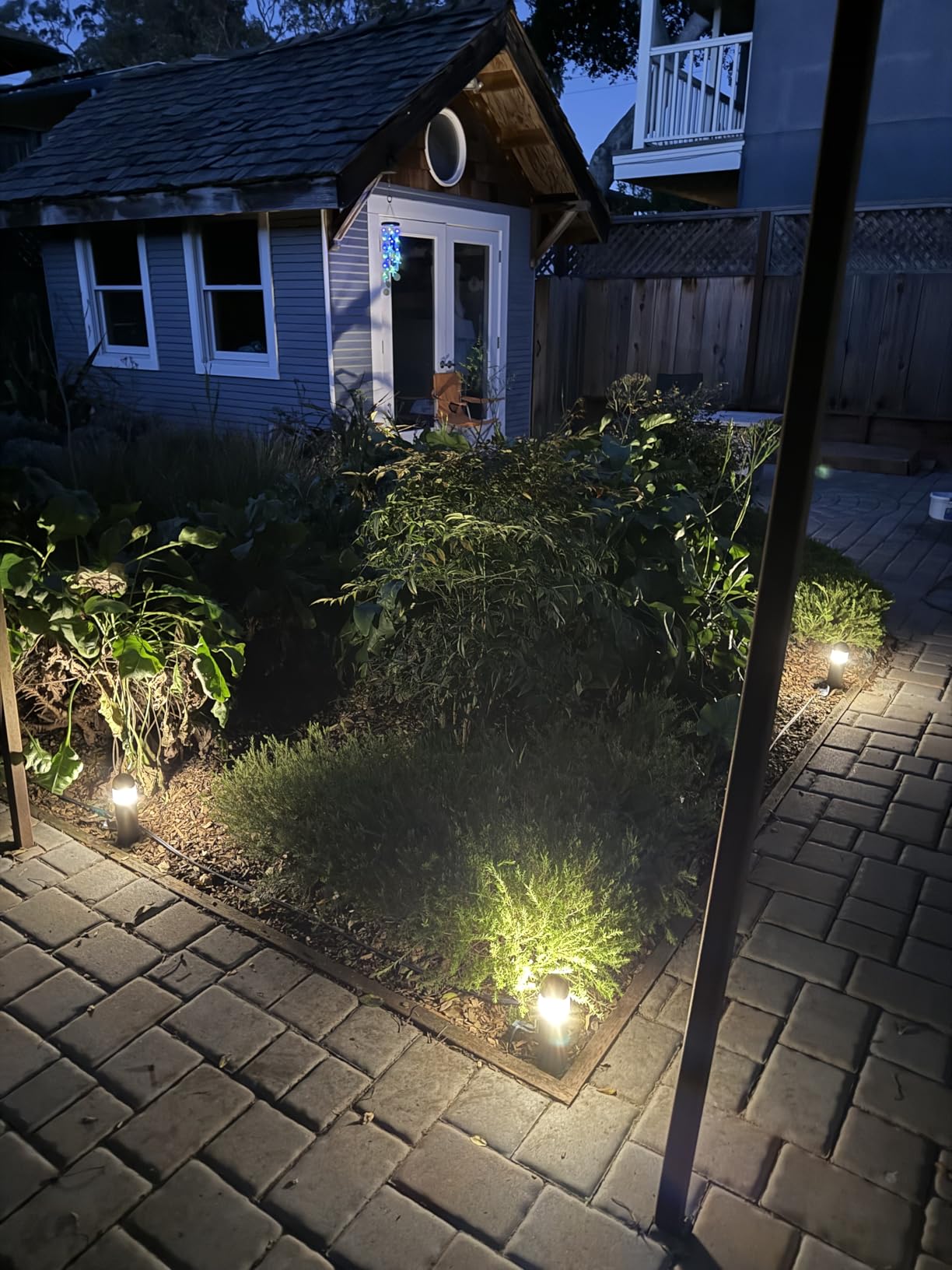 Low Voltage Landscape Lighting, 2W 200LM 12V LED Bollard Lights Outdoor Waterproof with Connectors, Aluminum Housing Driveway Pathway Walkway lights 3000K Warm White, ETL UL CSA Listed, 2 Pack customer photo 1