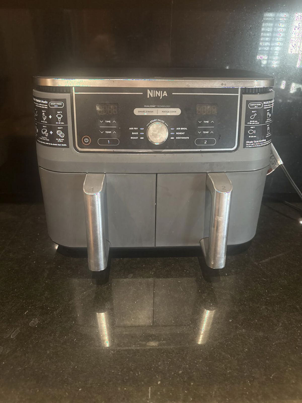 Ninja DZ401 Foodi 10 Quart 6-in-1 DualZone XL 2-Basket Air Fryer with 2 Independent Frying Baskets, Match Cook & Smart Finish, IQ Boost customer photo 1