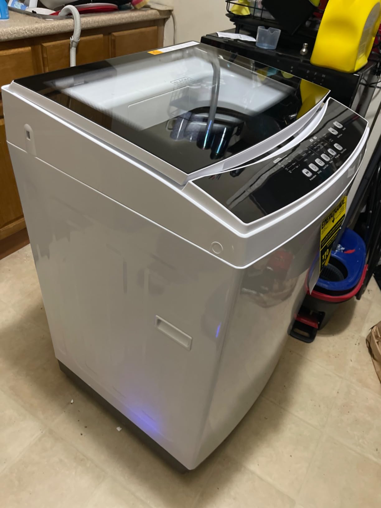BLACK+DECKER 3.0 Cu. Ft. Portable Washer, BPW30MW, White | 26.5 lb. Capacity Washing Machine, 6 Cycles, Quick Connect Sink Adapter and Drain Hose Included, Transparent Lid customer photo 1