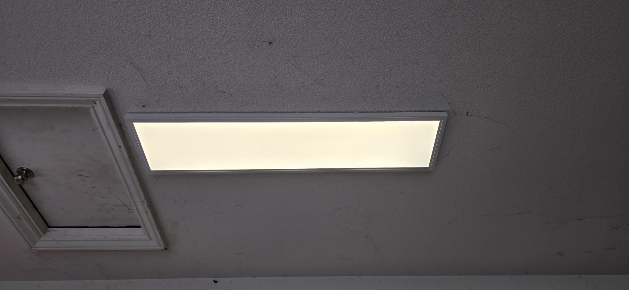 Lithonia Lighting 1x4 LED Flat Panel Light, 4000 Lumens, 3500K/4000K/5000K CPANL 1 Ft. x 4 Ft. LED Light Panel, Ceiling Lighting Fixture, 3-in-1 Switchable CCT, Includes Ceiling Mount Bracket, White customer photo 1