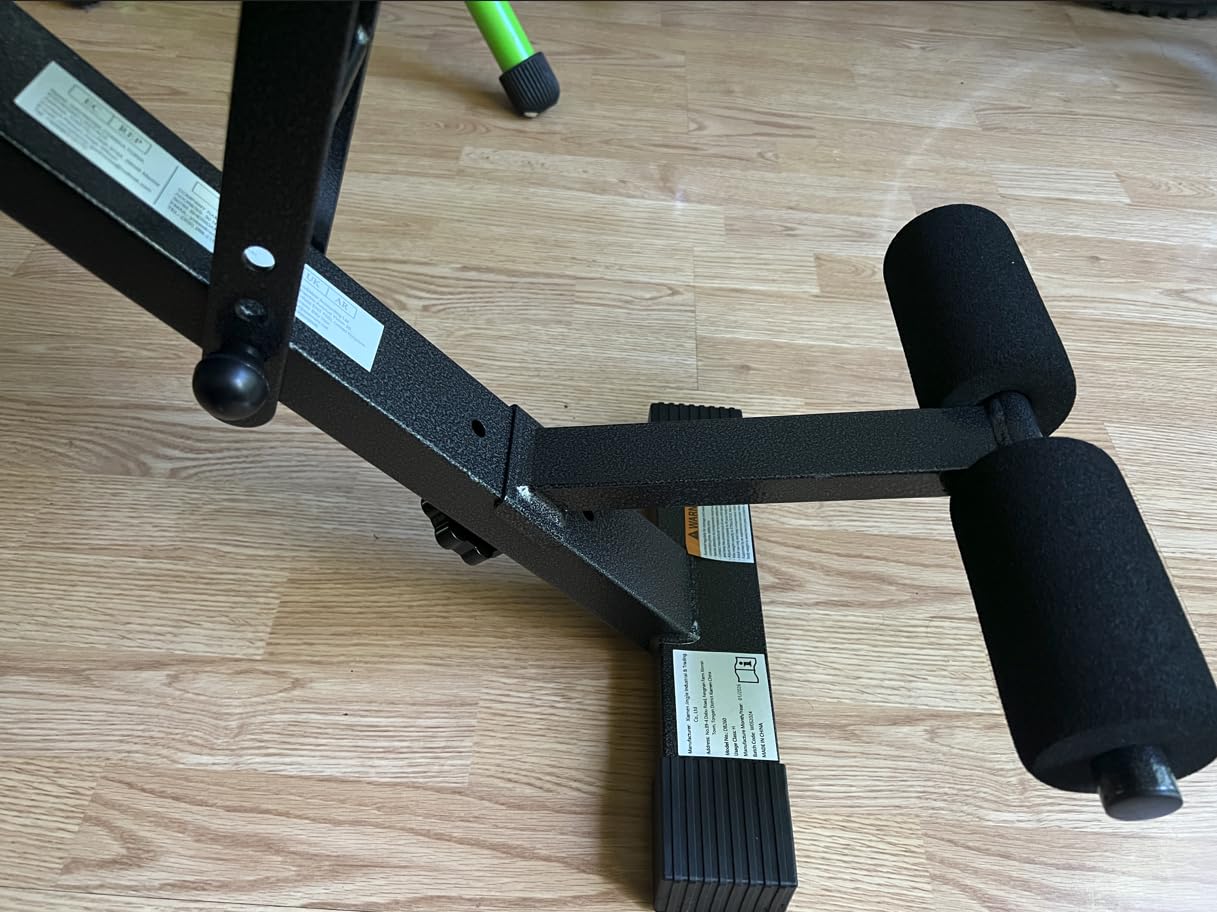 YOLEO Adjustable Weight Bench, ASTM-Certified 827LBS | 98% Pre-Assembled, 84 Positions Incline Decline Flat, Foldable Gym Bench with Wider Seat for Home Gym, Extended Head Support customer photo 2