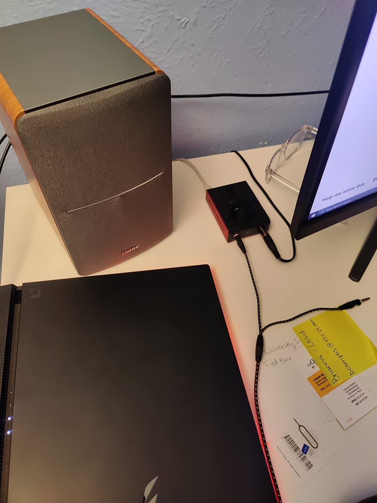 Schiit Fulla E Headphone DAC/Amp with Mic Input for Gaming and Comms | ESS ES9018 DAC with Alps RK09 pot, up to 300mW/16 ohms, 24-bit mic input with TI ADC, optical input, USB-C aux power port customer photo 2